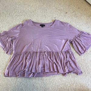 Light purple, ruffle bottom, Size small